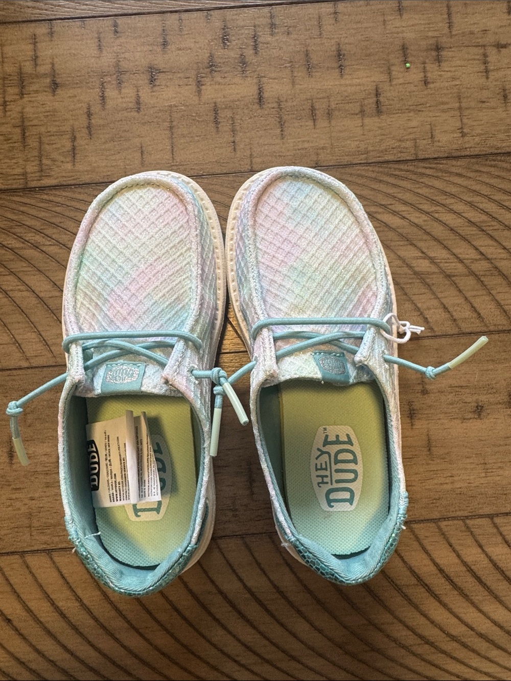 Hey Dude Kids Wendy Mermaid Shimmer loafers